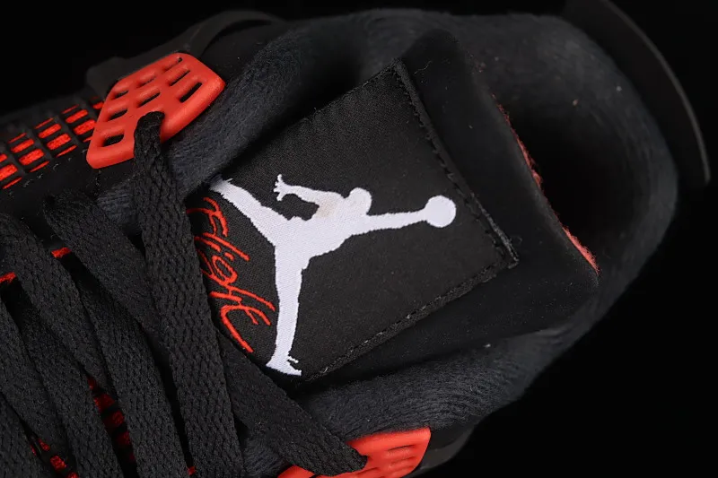 All categories Air Jordan Jordan series basketball shoes Air Jordan 4 foreign trade version Air Jordan 4 Retro "University Blue" AJ4 Jordan 4 new black and red retro casual sports culture basketball shoes CT8527-016
